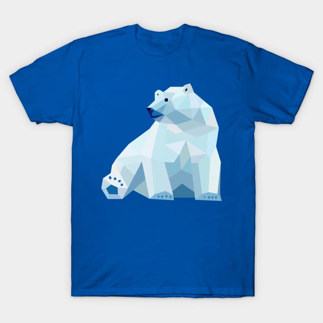 Geometric polar bear T-Shirt by Origami Fashion